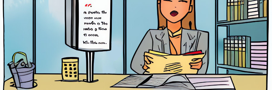 girl making a list at a desk, graphic novel - Stable Diffusion